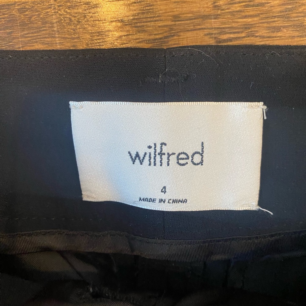 Wilfred Black Wide Leg Pants - Picture 2 of 2